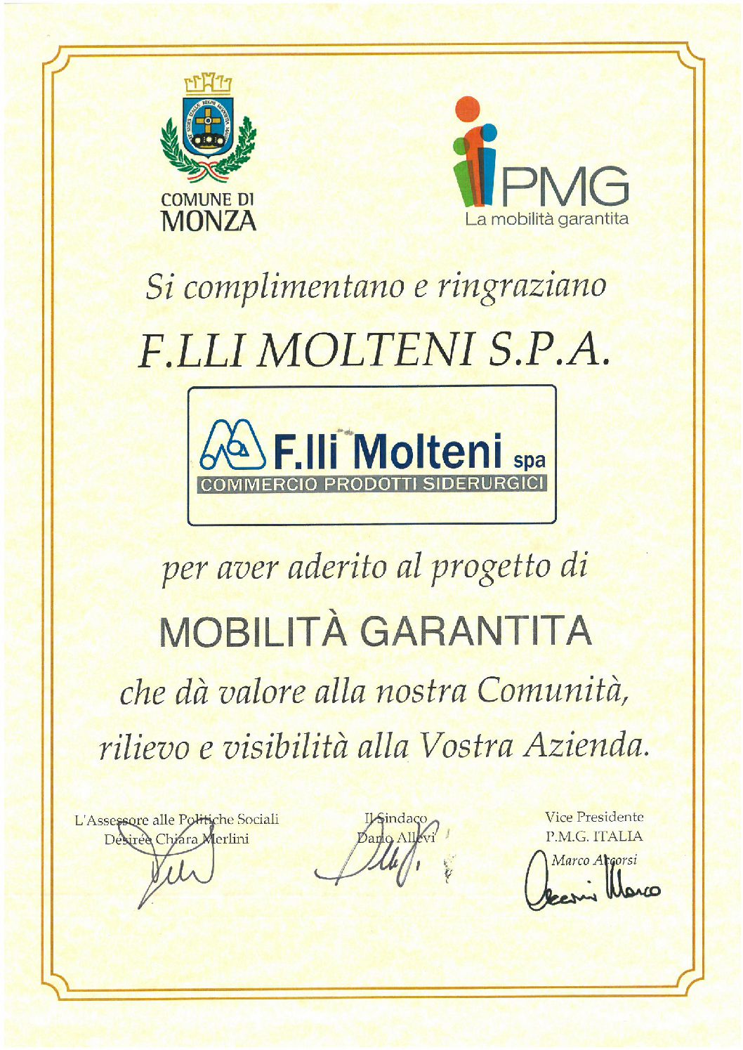 Progetto Mobilità Garantita